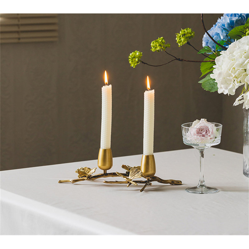 Bougeoir de table en métal 3,74 po H