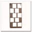 Bibliothèque de rangement ouverte à 5 niveaux L 31,5 "x H 64,56"-2058619160