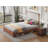 King Size Bed Frame With Upholstered Headboard-468657561