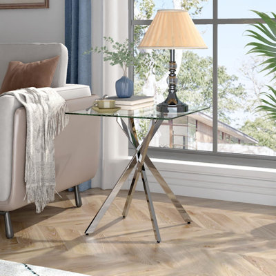 Glass 1 Tier Plant Stand