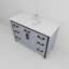 Meuble-lavabo gris foncé 48 po X P 22 po D, ensemble de comptoir en quartz blanc et robinet