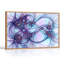 «Mauve et bleu», art numérique sur toile à motif de fractale abstraite-1246819040