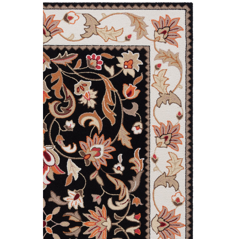 Harms Hand Hooked Performance Oriental Rug, Runner 3' x 8'