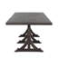 Adams 94" Solid Wood Trestle Dining Table