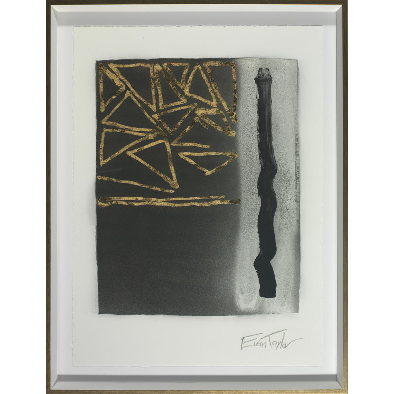 Oro Valley 1 Print by Evan Taylor, Gold, 34" H x 26" W x 2" D