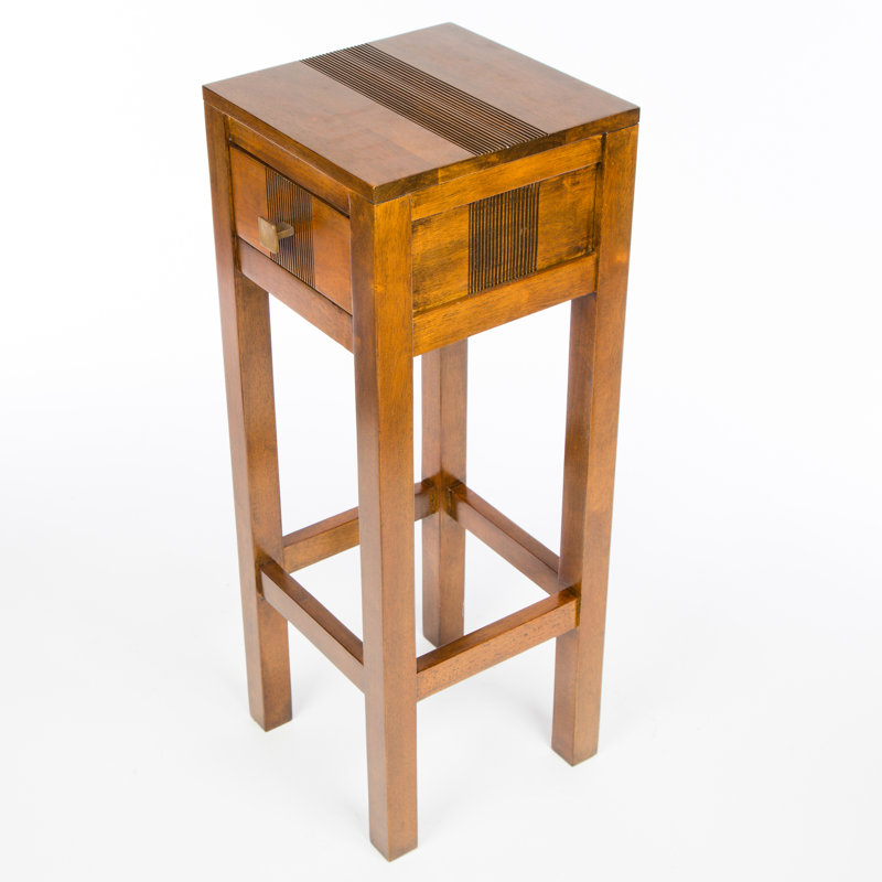 Guinea Plant Stand, Dark Wood