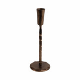 Sagebrook Home 9X3" Twisted Taper Holder, Black