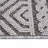 Grey/White /Geometric Indoor/Outdoor Area Rug-851110307