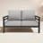 Townsend 55'' Wide Outdoor Loveseat with Sunbrella® Cushions-318370121-280725702