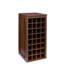 Armoire 32 bouteilles en noyer brun - Buffet modulaire pour votre maison avec fentes