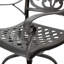 Tabouret pivotant en fonte d'aluminium