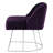 Zena Velvet Upholstered Vanity Stool For Bedroom Makeup Room-1683636517