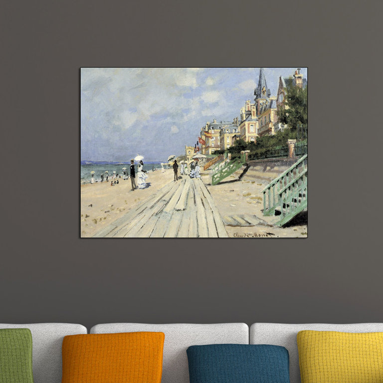 Claude Monet - Wrapped Canvas Painting, 60cm H x 80cm W x 1.8cm D