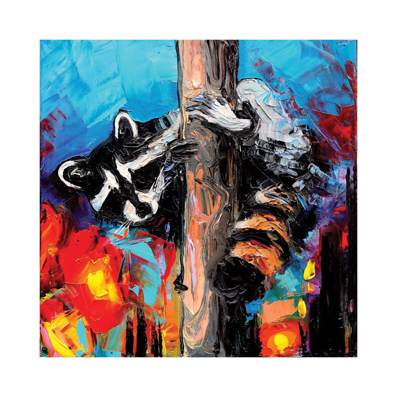 Night Watchman by Aja Trier - Wrapped Canvas Print, 30.48 cm H x 30.48 cm W