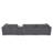 Modular Sectional Sofa with Storage Console and Movable Ottoman-1249968917