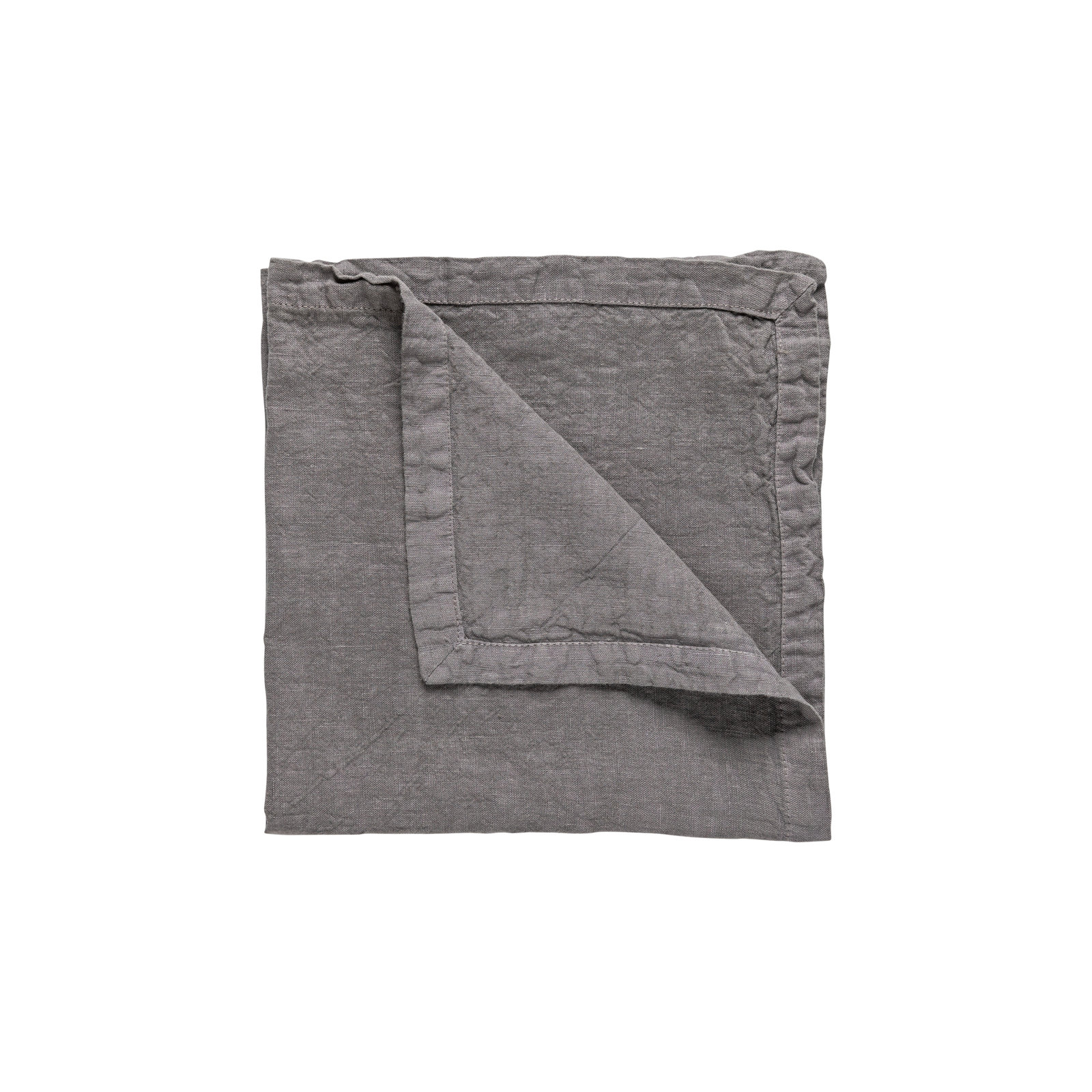Maria Linen Rectangle Placemat, Dusk Gray