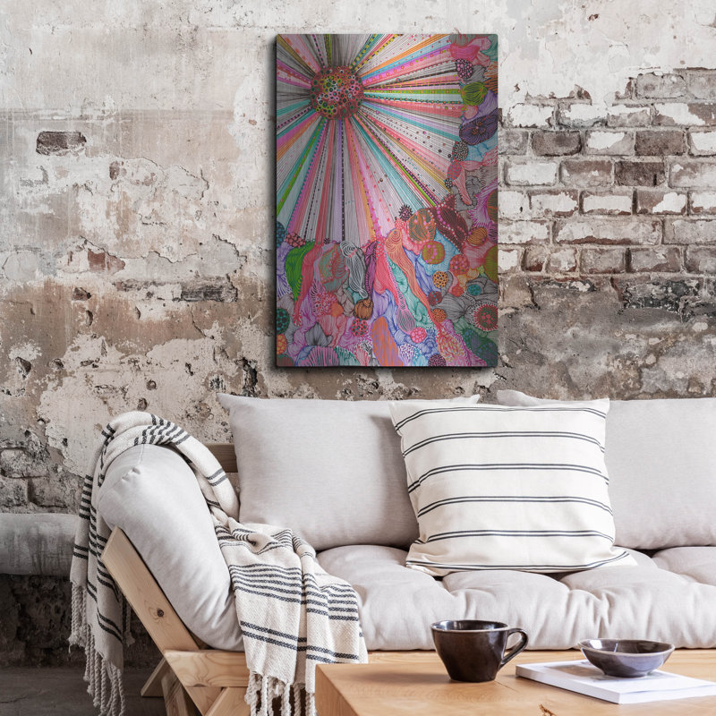 «Light Burst2» par Noemi Ibarz, art mural en métal, H 36 po x l 24 po