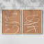 Terracotta Drift I-Premium, reproduction encadrée prête à accrocher - aucun clou requis - aucun clou requis-44614677