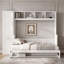 Lit escamotable complet avec garde-robe, tiroirs et tablettes-307888858