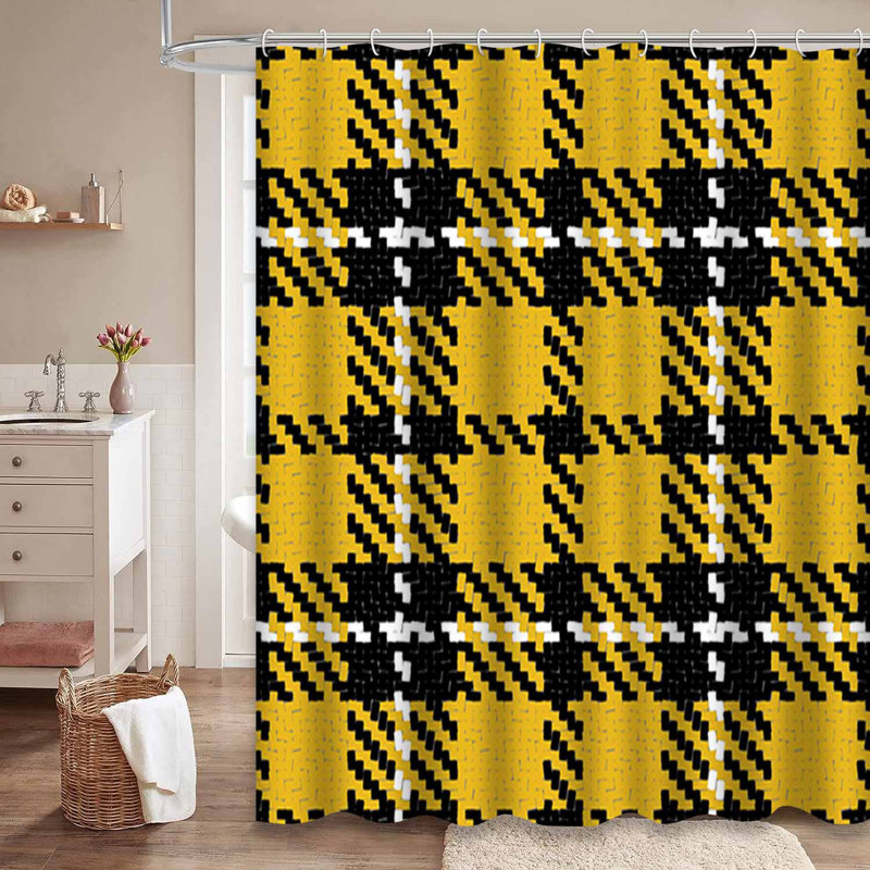 Rideau de douche avec 12 crochets Lumberjack, L 72 po x l 72 po