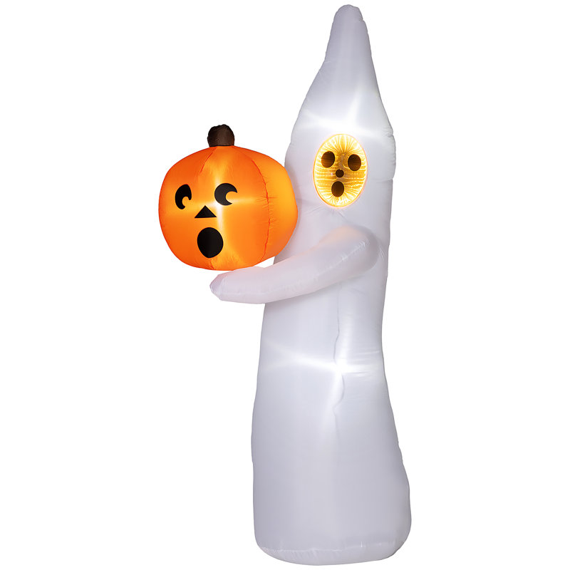 Spectre d'Halloween gonflable 8 pi avec miroir