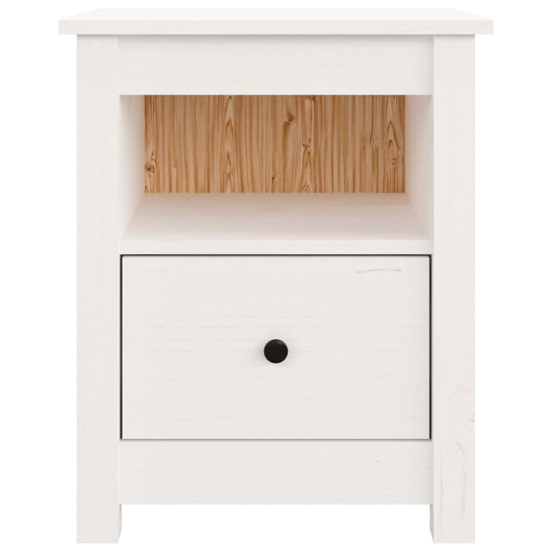 Analie 40cm W Solid Wood Bedside Table
