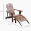 Chaise Adirondack pliante en bois Sharnequa