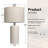 23" Bedside Lamps Set of 2, Dimmable Ceramic Table Lamps for Night Stands, Farmhouse Bedroom Lamps with Timer, LED Bulb Included