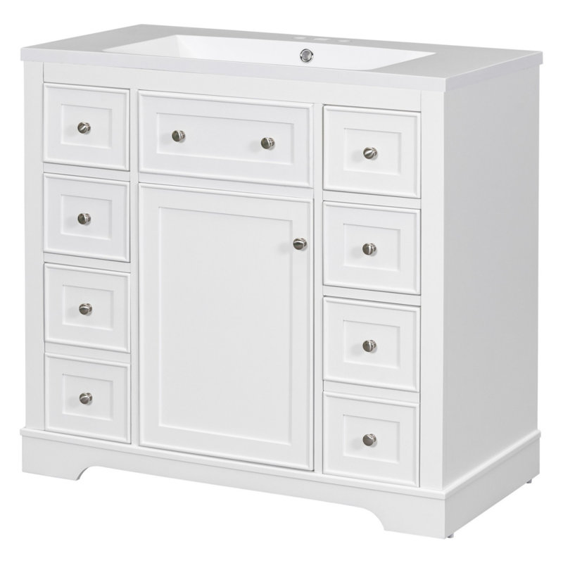 36" Bathroom Vanity with Sink Combo