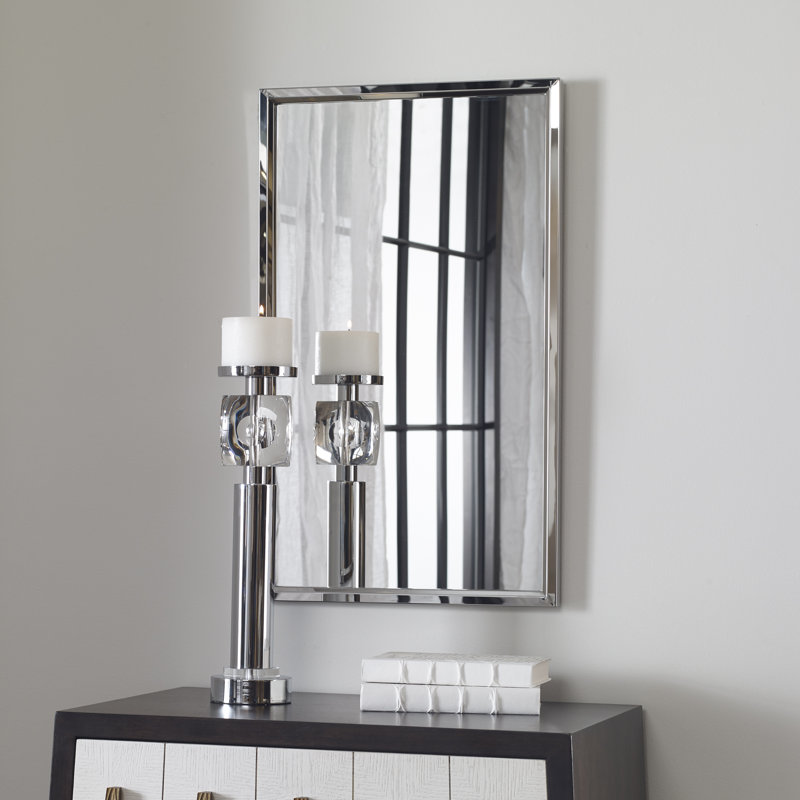 Strang Stainless Steel Rectangle Wall Mirror