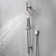 30 In. Adjustable Slide Bar For Handheld Showerheads