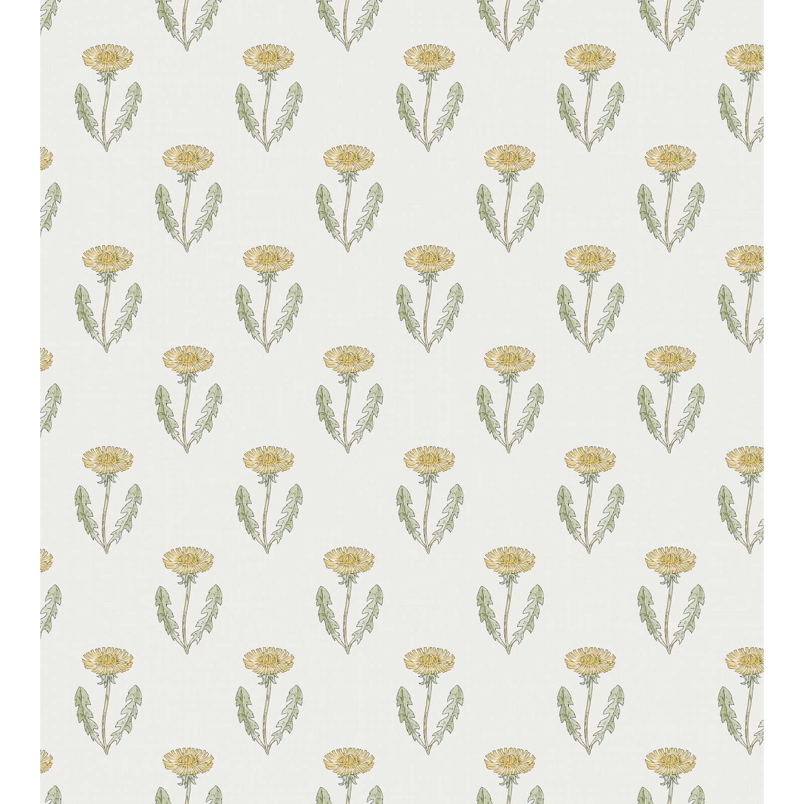 Huset I Solen Floral Wallpaper, Spring Green