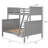 Fermon Solid Wood Bunk Bed-81912801