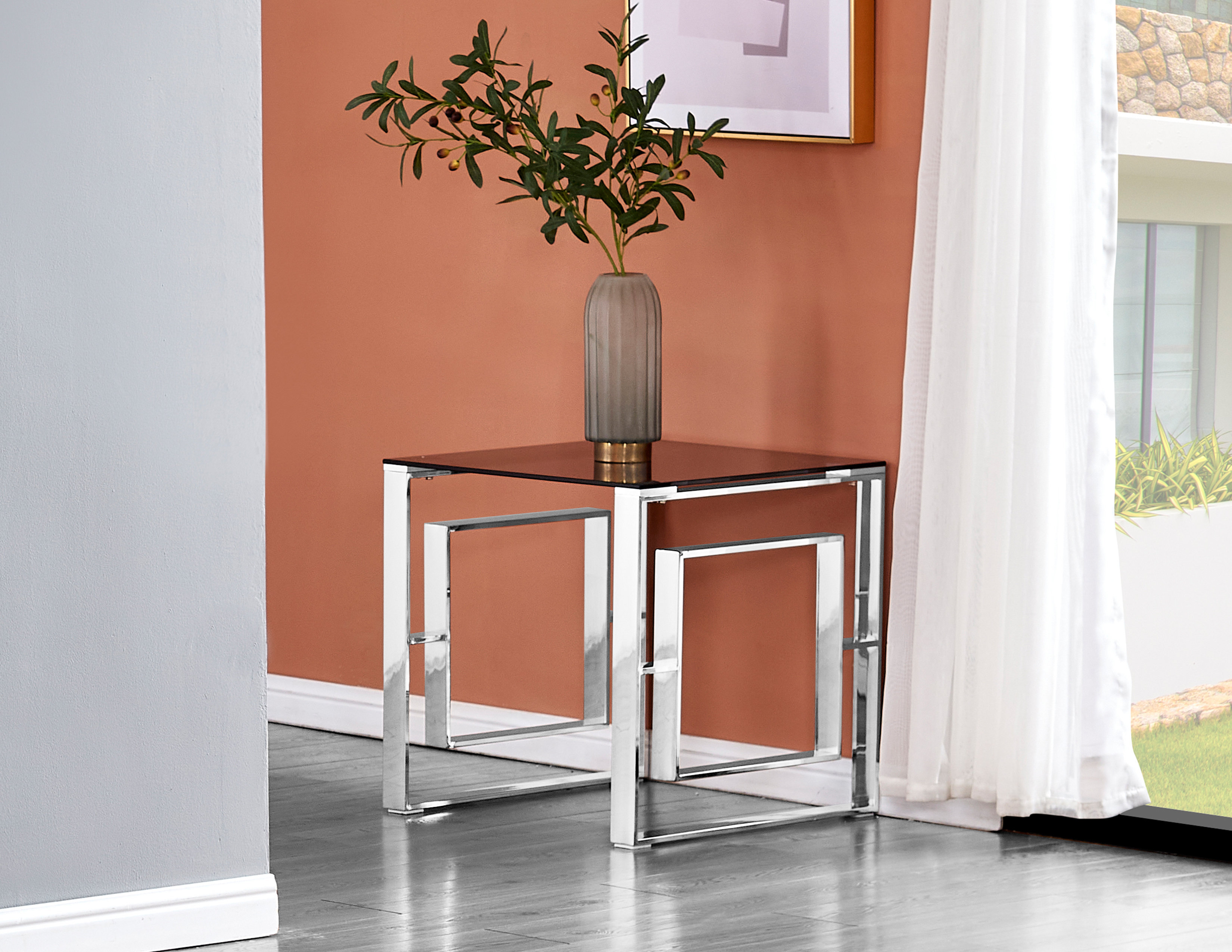 Orren Ellis Duraisamy Glass Sled End Table & Reviews - Wayfair Canada