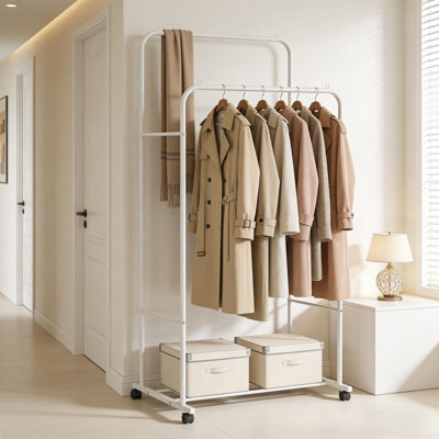 80 cm mobiler Kleiderständer
