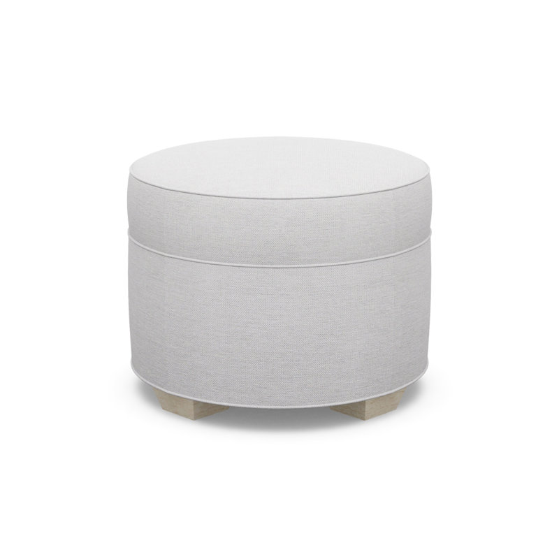 Ottoman Shop Round Ottoman, Sandstone, 7245-70, Polypropylene/Olefin