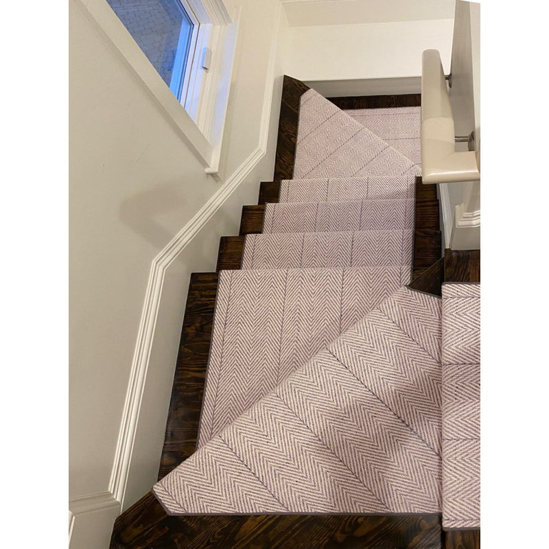 Tapis en laine fait à la main sur mesure, Tapis de couloir 2 pi 7 po x 8 pi