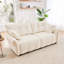 Canapé à deux places de qualité supérieure - conception ergonomique avec coussins en mousse haute résilience, revêtement en chenille moderne pour le salon, le salon et l'espace de bureau-771527053