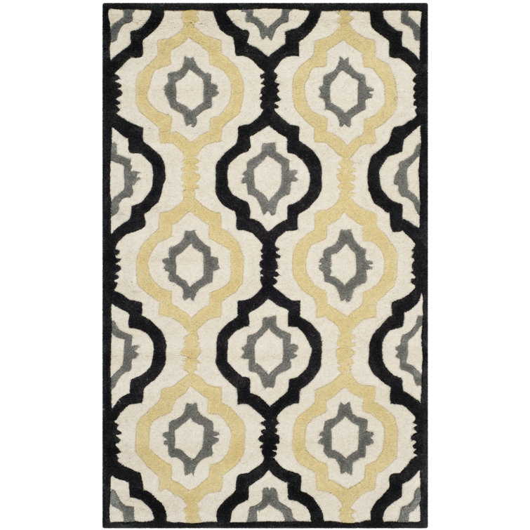 Carolene Hand Tufted Wool Geometric Rug