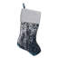 Chaussette de Noël réversible à paillettes 22,75 po avec revers en fausse fourrure-1037936793