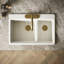 Riverby 33 In. Top-Mount Double-Bowl Kitchen Sink-1017940970-1017940971-1035019190