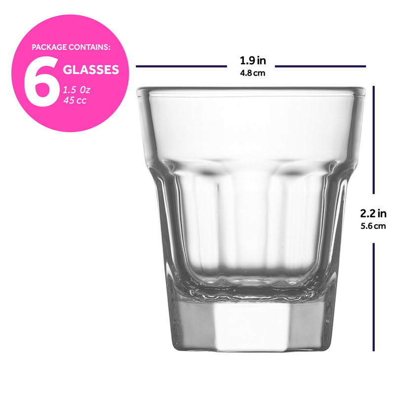 Aras 1.5oz. Shot Glass / Shooter Set
