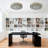 19.7'' Tiffany-style Peacock Tail Shell Ceiling Light