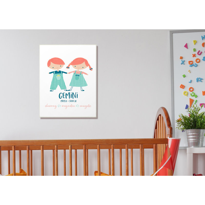 Art pour enfants mattock fun de zodiac, Plaque murale, H 10 po x l 15 po x P 0,5 po