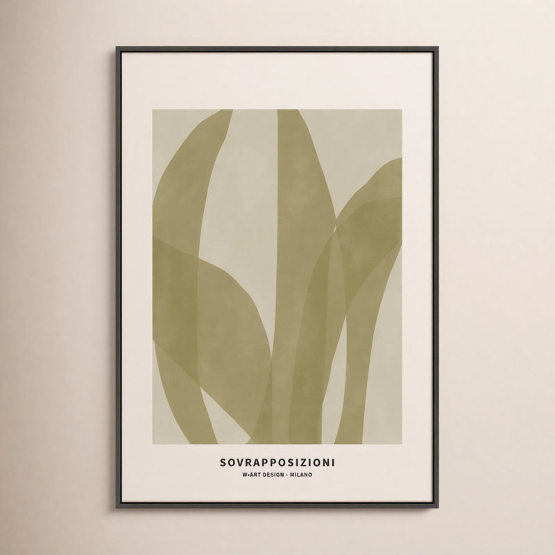 Bryheem 3 Framed On Canvas Print, Noir, H 38 po x l 26,5 po x P 1,25 po