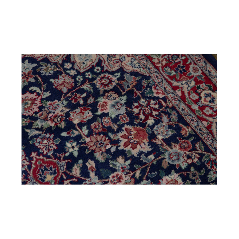 Hand-Knotted High-Quality Navy Area Rug