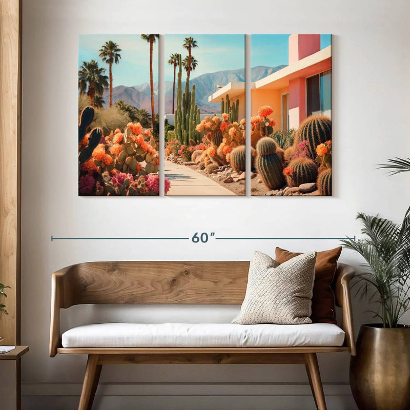Harnek Cactusland I, H 32 po x l 50 po