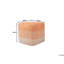 Letian 40cm Wide Square Striped Pouffe Ottoman-36861024