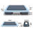 Adjustable Aerobic Stepper - Fitness Exercise Step Platform Trainer With 4 Risers For Home & Gym-122486694