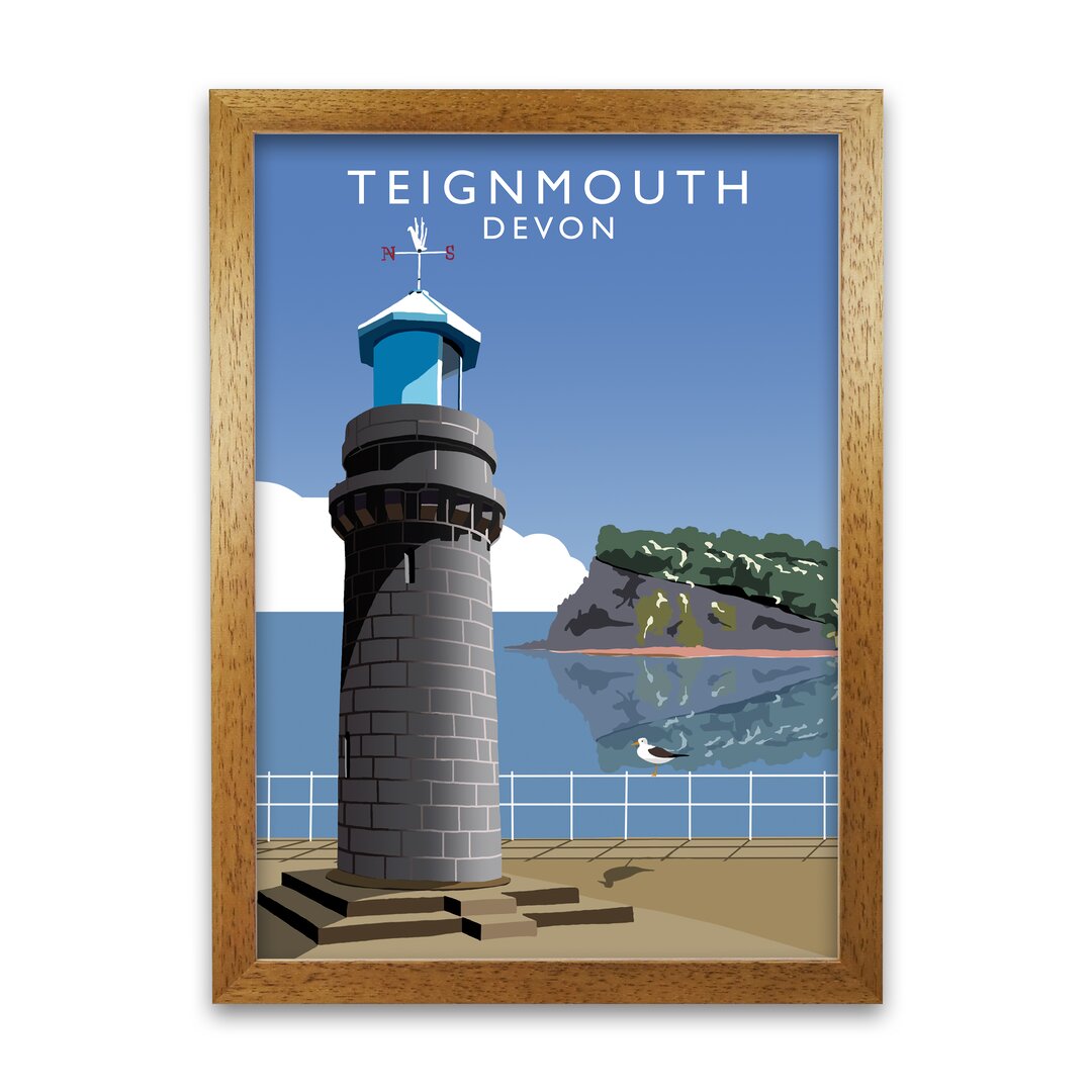 Poster Teignmouth Devon von Richard O'Neill